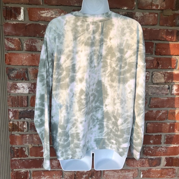 Rae Dunn tie dye "weekend" sweatshirt size L - Picture 6 of 7